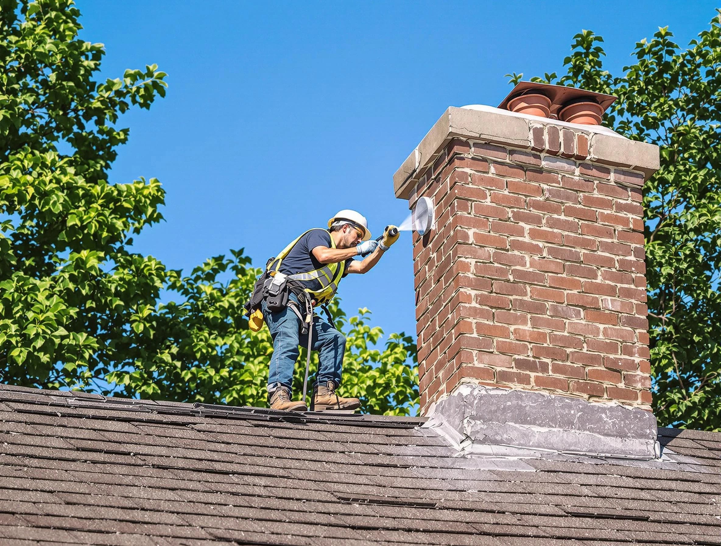 Ohio Chimney Sweep performing an inspection with advanced tools in Ohio, PA