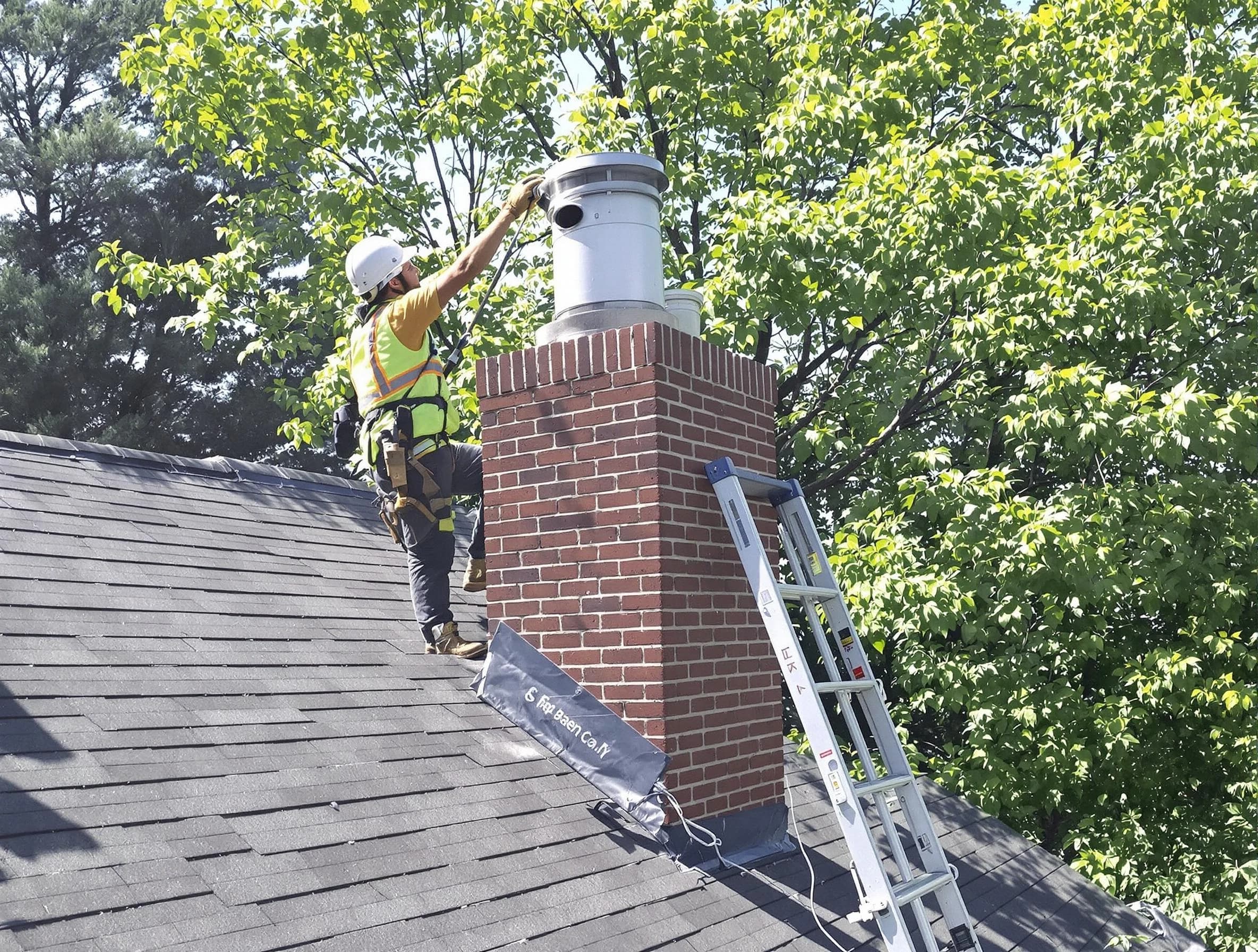 Chimney liner inspection by Ohio Chimney Sweep in Ohio, PA