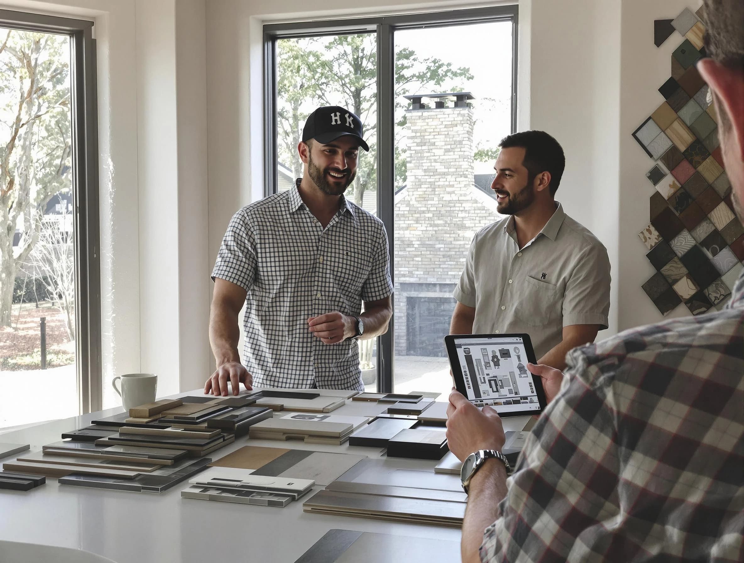 Ohio Chimney Sweep remodeling a chimney and fireplace in Ohio, PA