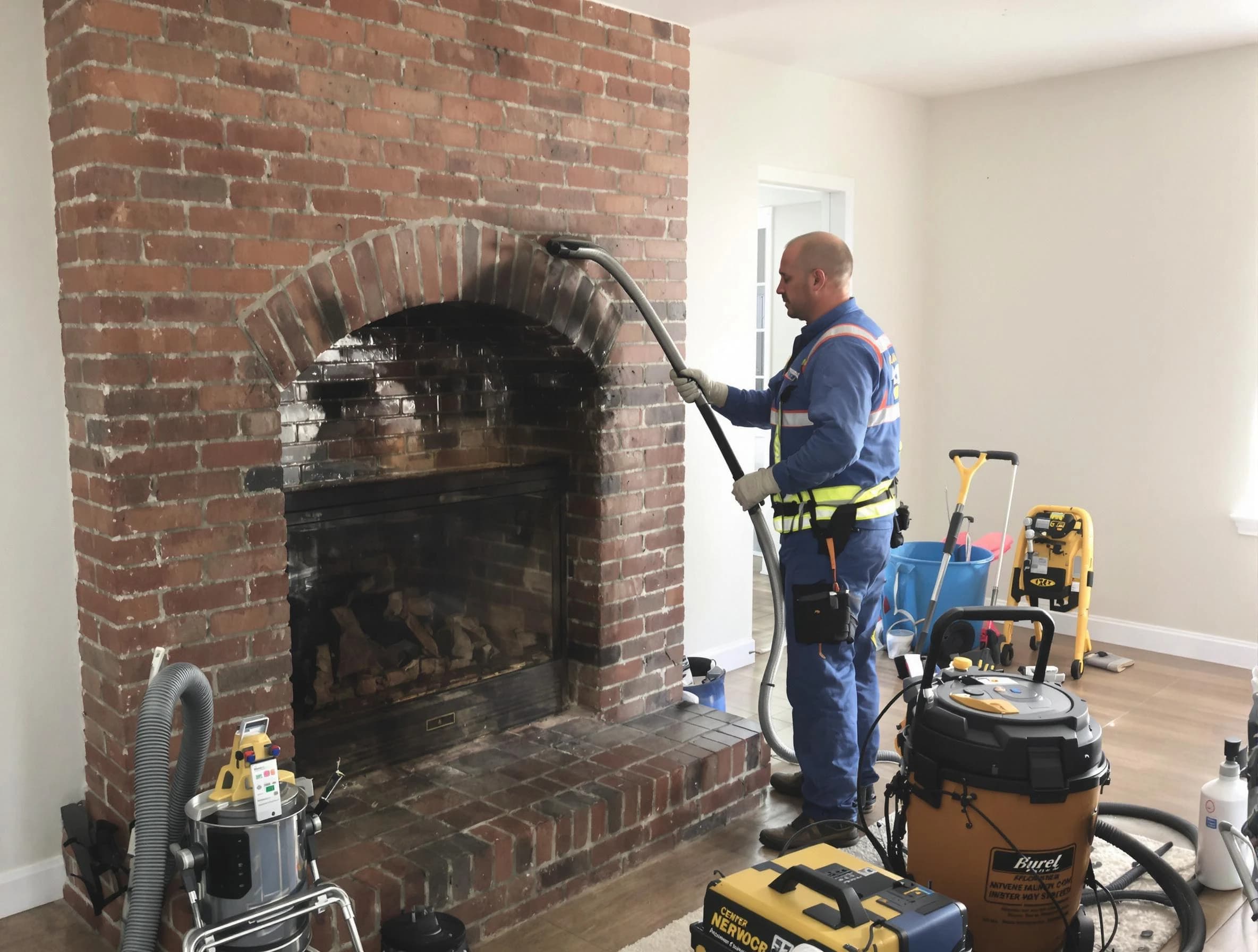 Ohio Chimney Sweep expert performing detailed chimney sweep in Ohio, PA