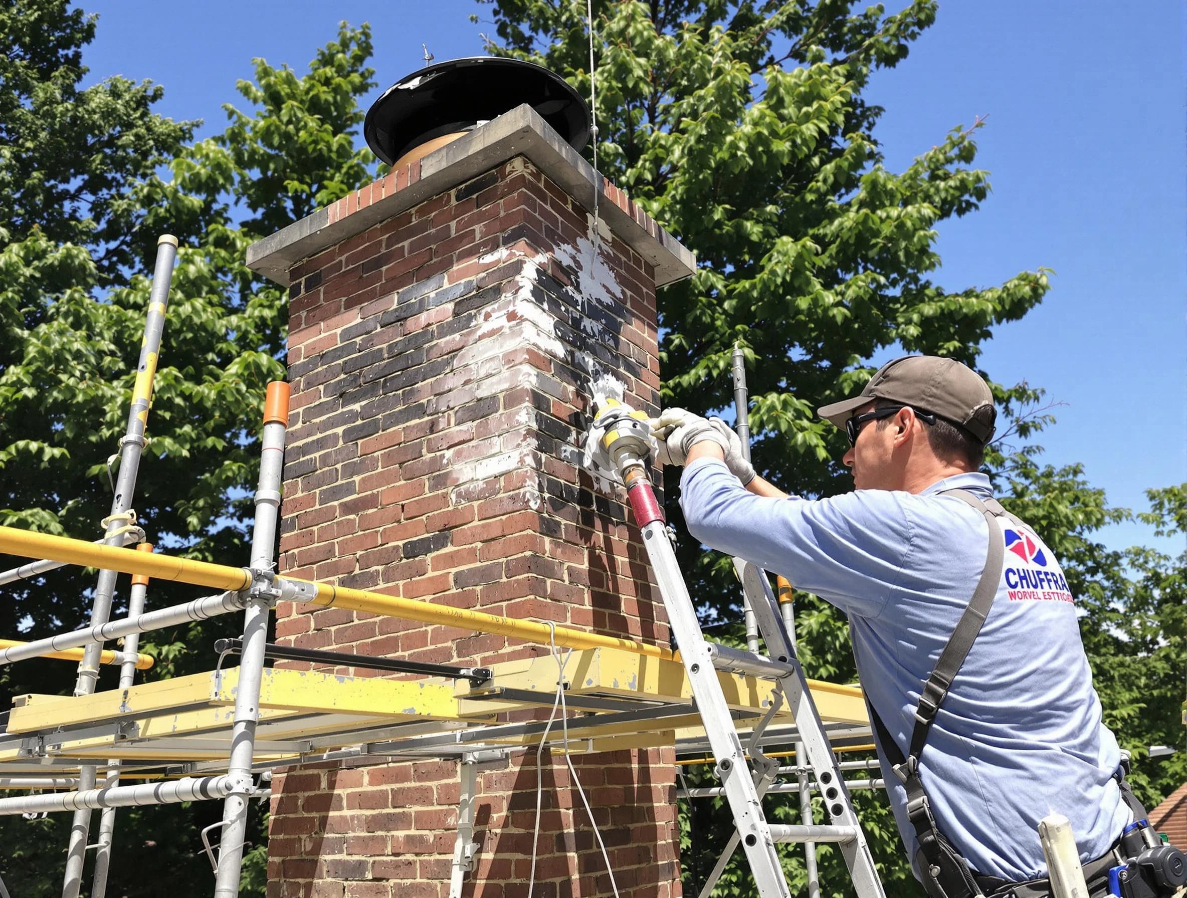 Structural chimney repair by Ohio Chimney Sweep in Ohio, PA