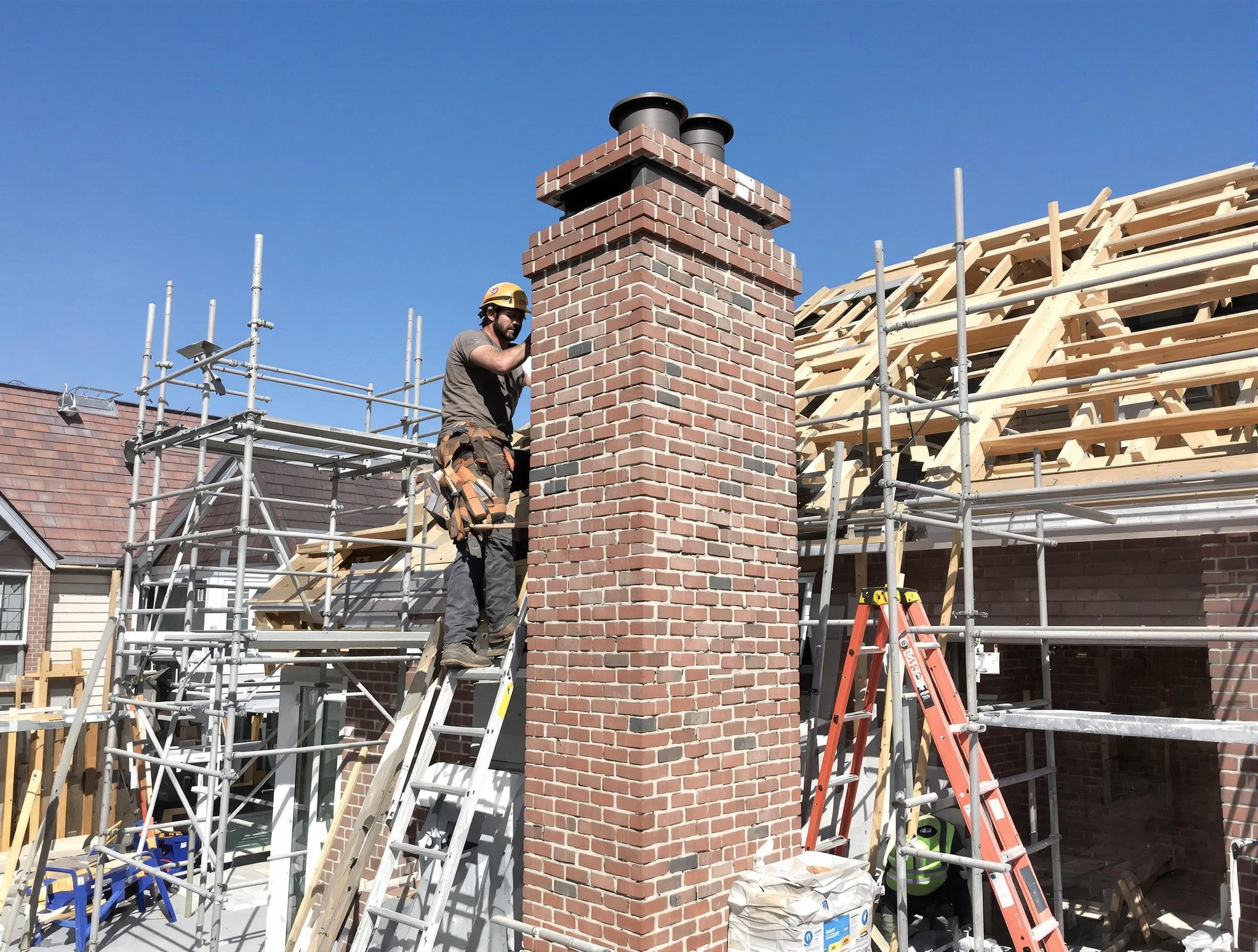 New chimney installation completed by Ohio Chimney Sweep in Ohio, PA