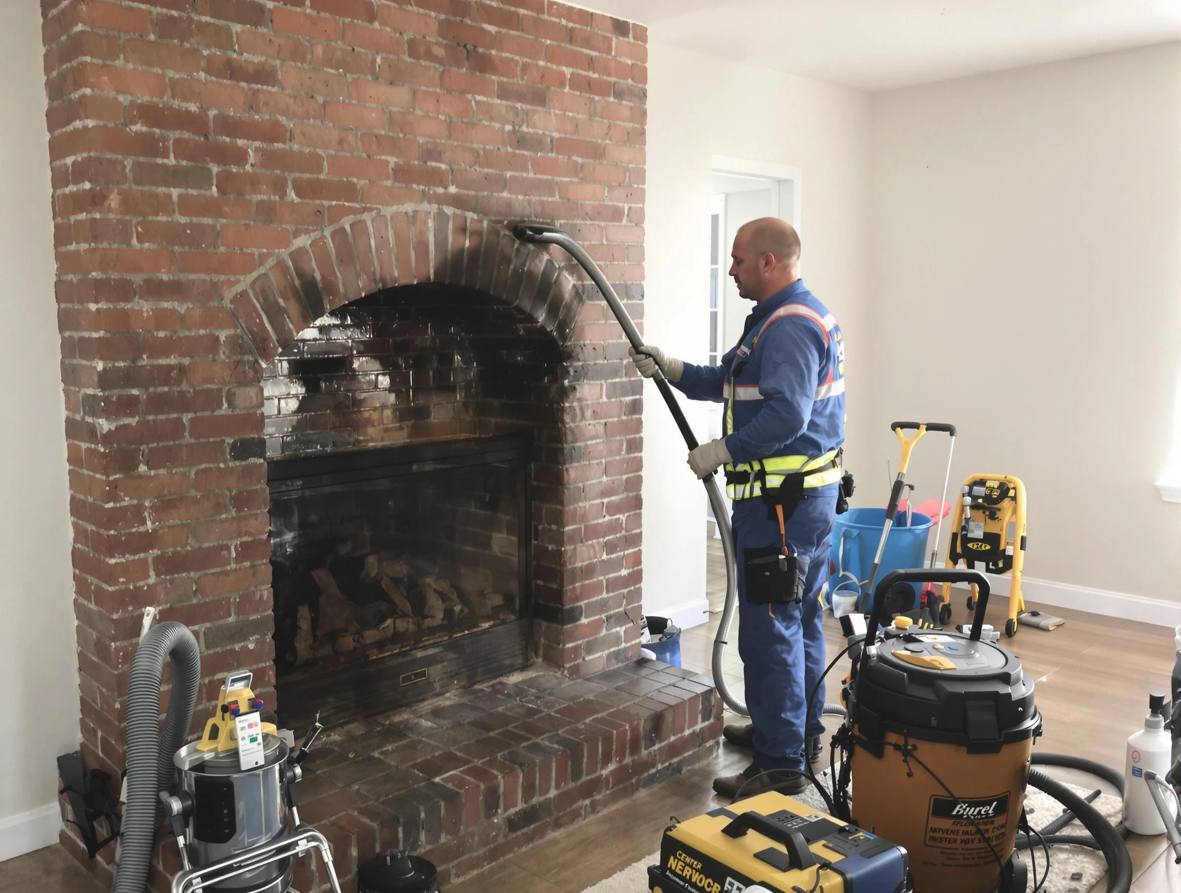 Ohio Chimney Sweep expert performing detailed chimney sweep in Ohio, PA